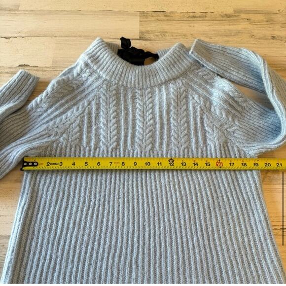 🍁 FRNCH Paris Sweater Frnch Paris Bow Back Cable Knit
Sweater Size M L - Picture 10 of 13